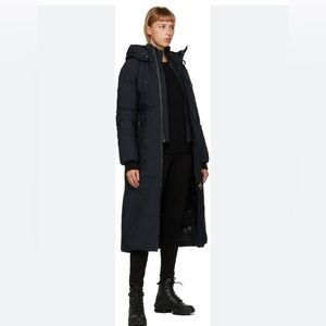 Mackage Duck Down Rebeka Coat - long black winter coat